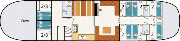 Plattegrond van de Aagtje