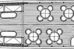Plattegrond van salonboot Adeline