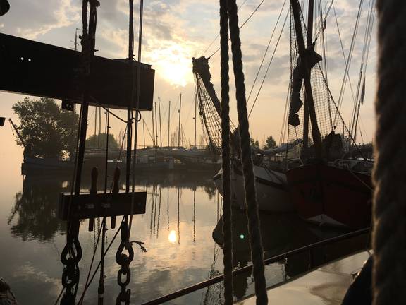 Arthur van Schendel in de haven