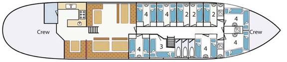 Plattegrond van de Johanna Engelina