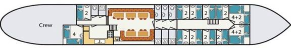Plattegrond van de Pouwel Jonas