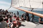 BootBootBoot Selene ontspannen aan dek