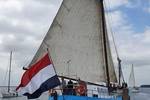 Spartivento onder zeil, gezien vanaf het achterschip