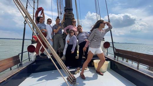 BootBootBoot zeilen met je collega's