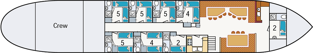 Decksplan Ortolan