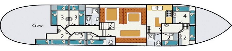Plattegrond Kaat Mossel
